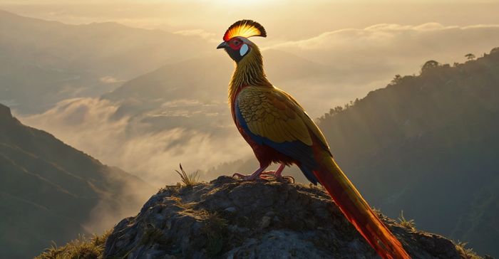 Faisão-Dourado – A ave que parece um guerreiro de anime