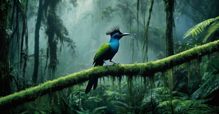 Ave-do-Paraíso-Rei-de-Saxônia – A antena que canta