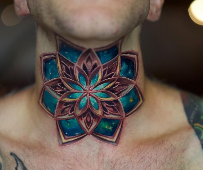 As tatuagens 3D surreais de Jesse Rix: Janelas para outros mundos na pele (32 fotos) 5