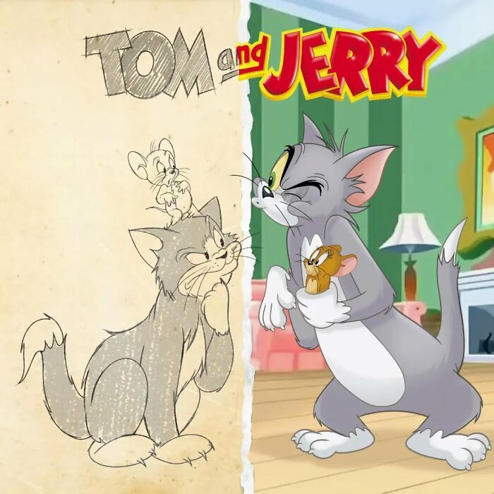 Como famosos personagens evoluíram com o tempo: Uma viagem pela nostalgia em versão cartoon (24 fotos) 4