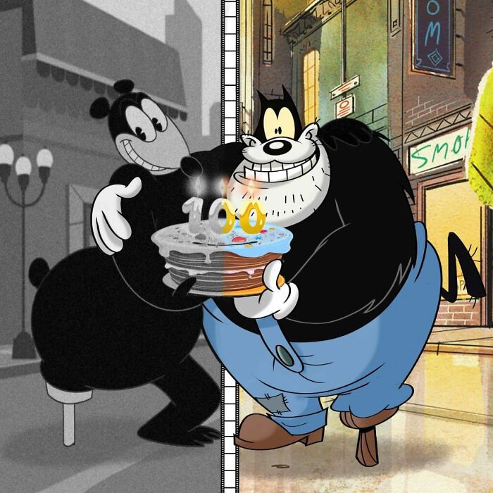 Como famosos personagens evoluíram com o tempo: Uma viagem pela nostalgia em versão cartoon (24 fotos) 10