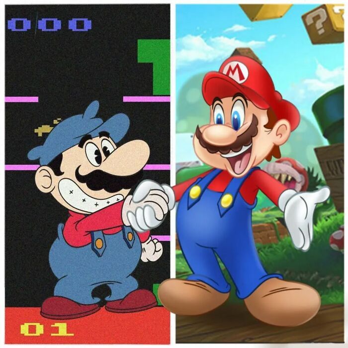 Como famosos personagens evoluíram com o tempo: Uma viagem pela nostalgia em versão cartoon (24 fotos) 15