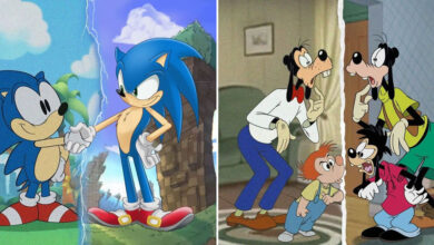 Como famosos personagens evoluíram com o tempo: Uma viagem pela nostalgia em versão cartoon (24 fotos) 26