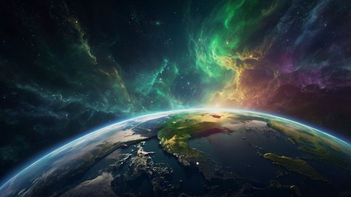 A poeira estelar que respira com a Terra