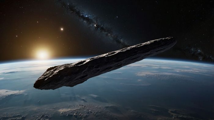 O objeto que apareceu, parou e foi embora