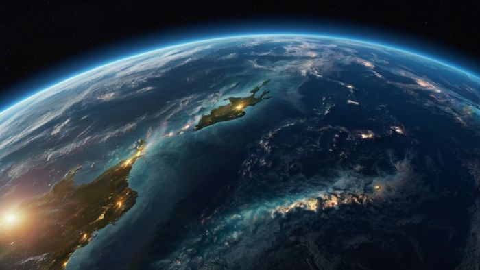 Uma anomalia no espaço-tempo acima do Atlântico Sul