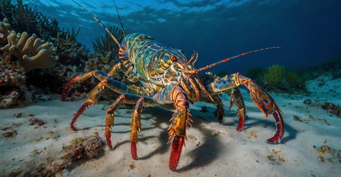 Lagosta Azul do Caribe (Panulirus argus)