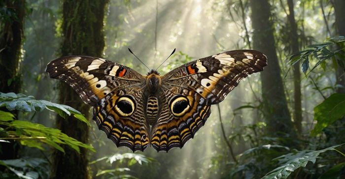 Borboleta Caligo (Borboleta Coruja)