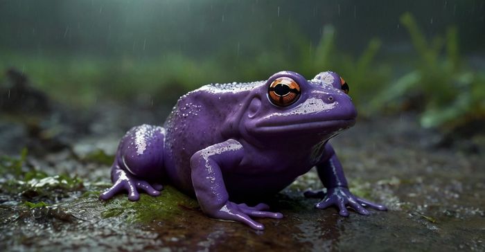 Sapo roxo da Índia – O estranho e incomum