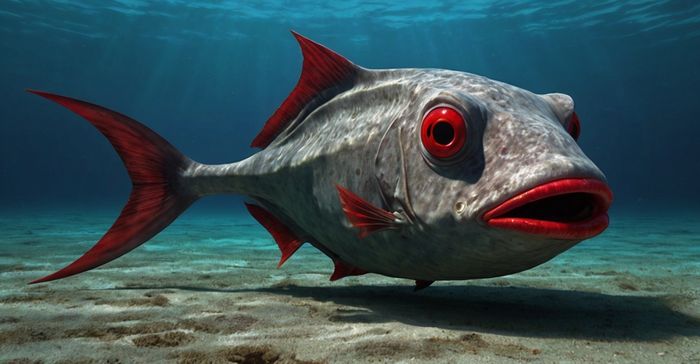 Peixe-Morcego de lábios vermelhos – O animal “Maquiado”