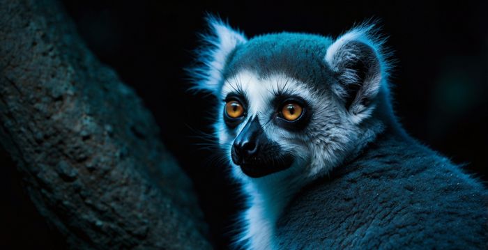 O Lêmure-Azul de Madagascar