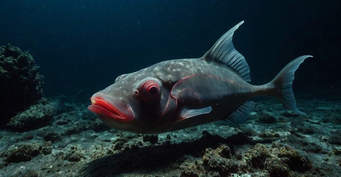 Peixe-Morcego de Lábios Vermelhos — O Batom das Profundezas (Galápagos)