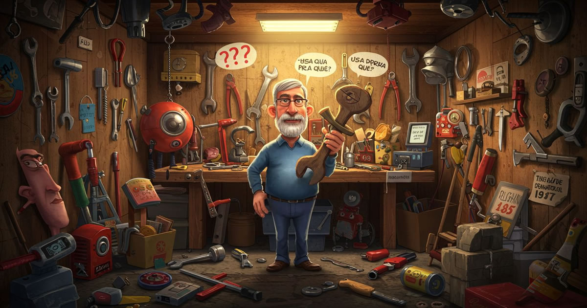 42 ferramentas que todo pai tem (Mesmo que ninguém saiba pra que servem)