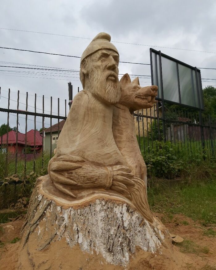 Artista romeno transforma tocos de árvores em esculturas incríveis com motosserra (20 fotos) 3 Artista romeno transforma tocos de árvores em esculturas incríveis com motosserra (20 fotos) 3