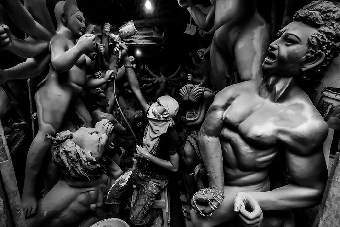 Ayanava Sil: a poesia da fotografia de rua em preto e branco (30 fotos) 2