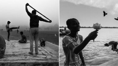 Ayanava Sil: a poesia da fotografia de rua em preto e branco (30 fotos) 31