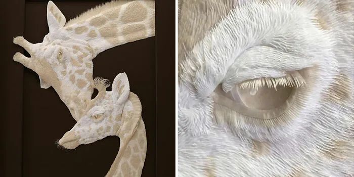 Calvin Nicholls: o artista que transforma papel em esculturas de vida selvagem (34 fotos) 11