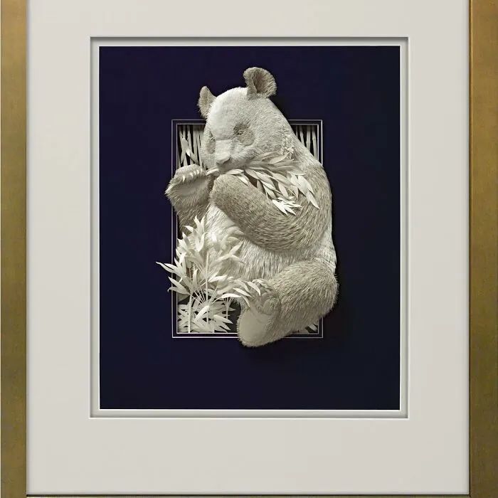 Calvin Nicholls: o artista que transforma papel em esculturas de vida selvagem (34 fotos) 13