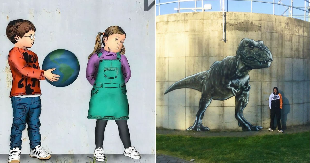 JPS: o artista de rua que transformou dor em criatividade (42 fotos)