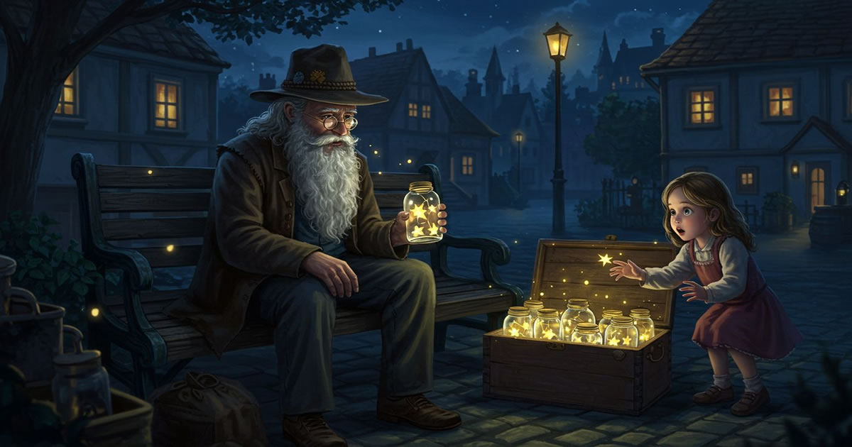 O homem dos potes de luz