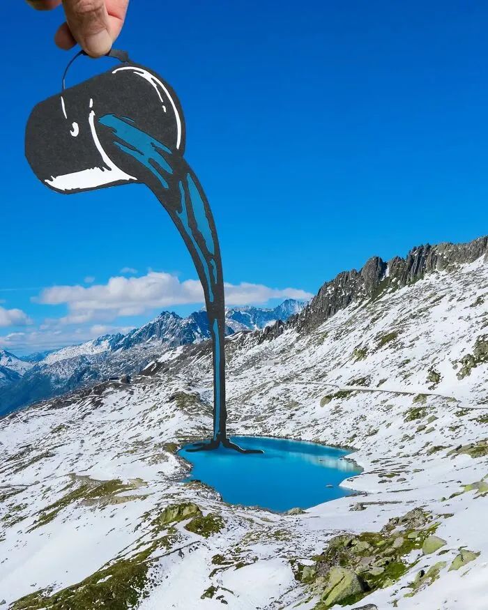 Paperboyo: o artista que transforma monumentos famosos com recortes de papel (32 fotos) 25