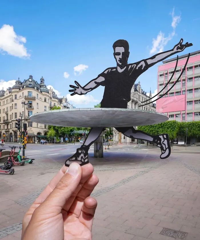 Paperboyo: o artista que transforma monumentos famosos com recortes de papel (32 fotos) 29