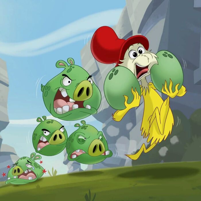 Quando personagens de mundos diferentes se encontram: o universo criativo de Richietoons (42 fotos) 39