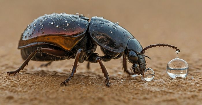 Escaravelho da Namíbia – O mestre da água invisível