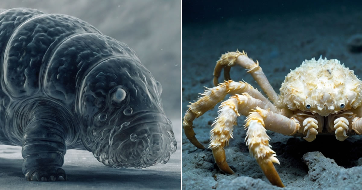 10 animais que conseguem sobreviver em condições extremas