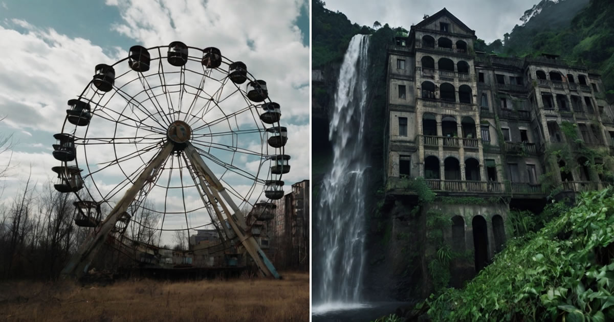 10 lugares abandonados que parecem saídos de um filme de terror