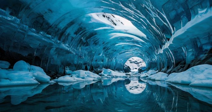 Cavernas de gelo de Mendenhall, Alasca