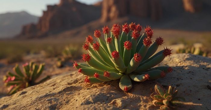 O cacto que “sangra”