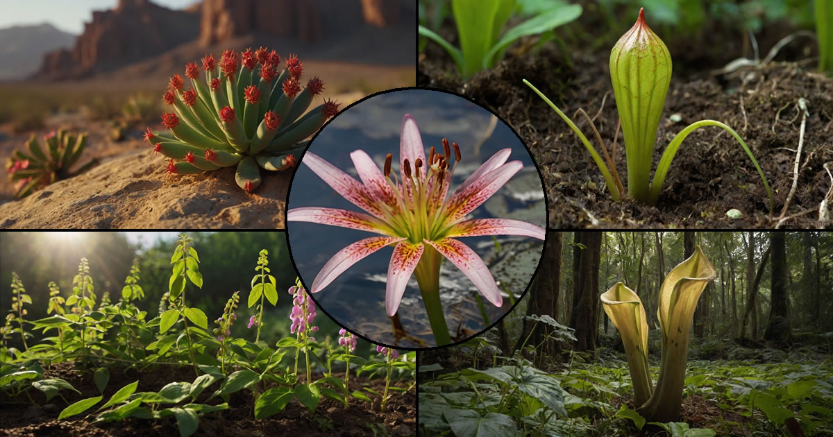 10 plantas tão estranhas que parecem vivas (E algumas até comem carne!)
