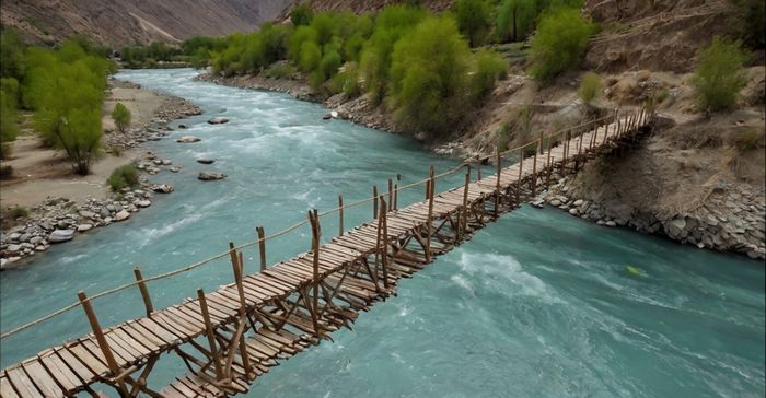 Hussaini Hanging Bridge – Paquistão
