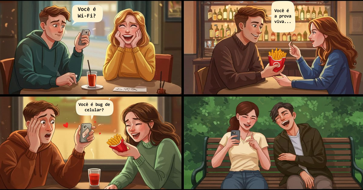 As 62 melhores cantadas para 2025 que vão arrancar sorrisos