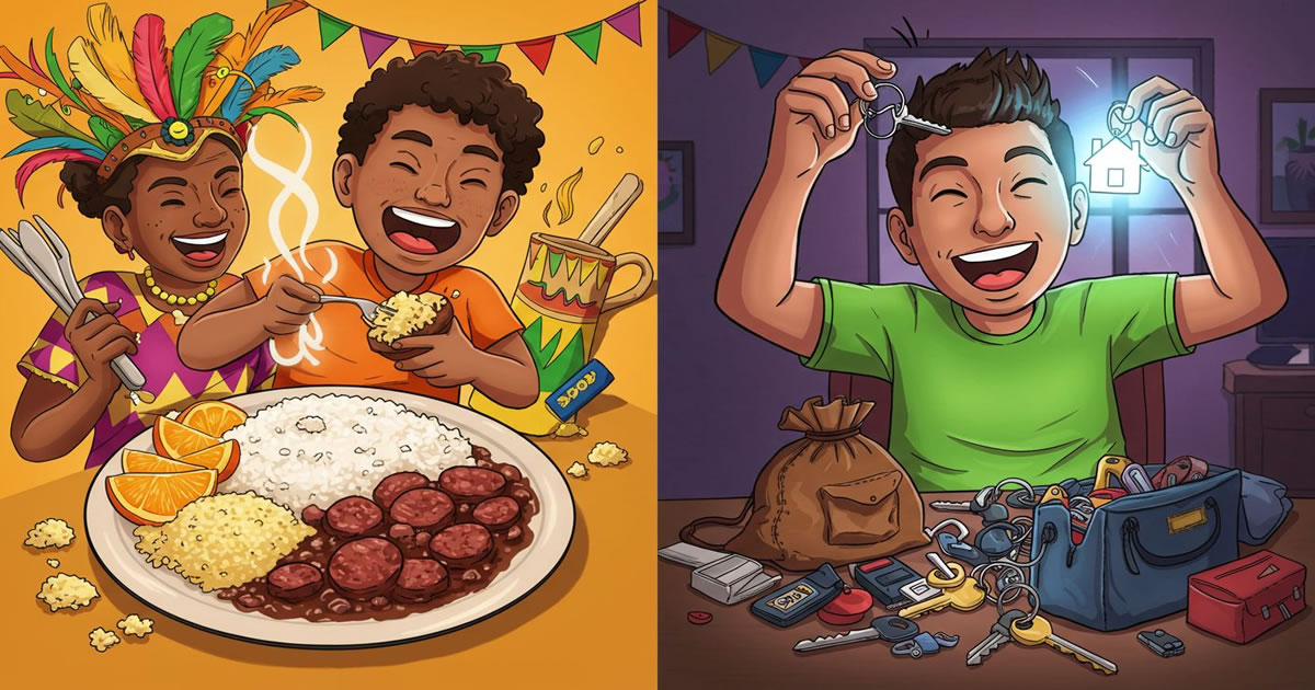 Feijoada sem dor ou nunca mais perder a chave? O dilema brasileiro que ninguém pediu, mas todo mundo entende