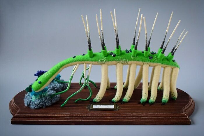 Hiné Mizushima: esculturas de feltro que misturam fofura e estranheza (35 fotos) 33