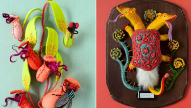 Hiné Mizushima: esculturas de feltro que misturam fofura e estranheza (35 fotos) 14