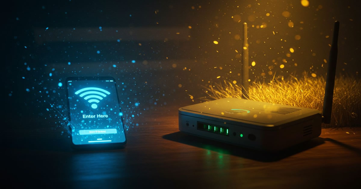O sinal de Wi-Fi que levava a outra dimensão