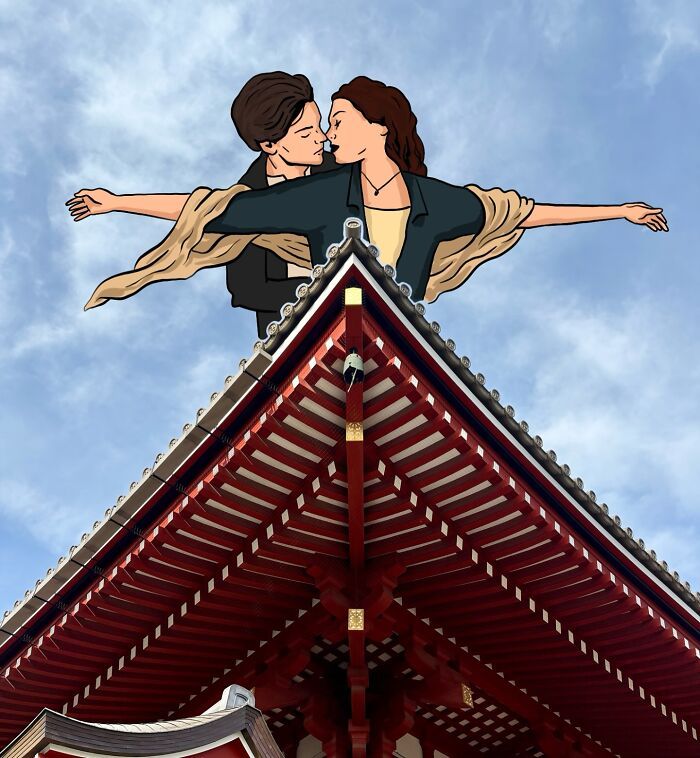 Robin Yayla: quando ilustrações transformam ruas e prédios em cenários de pura imaginação (29 fotos) 10