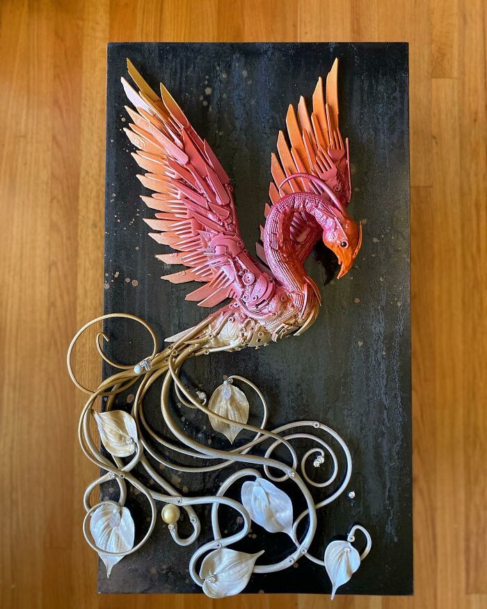 Sugarfox: a artista que transforma sucata em esculturas de tirar o fôlego