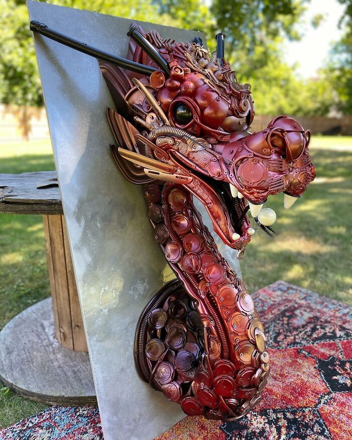 Sugarfox: a artista que transforma sucata em esculturas de tirar o fôlego (30 fotos) 4