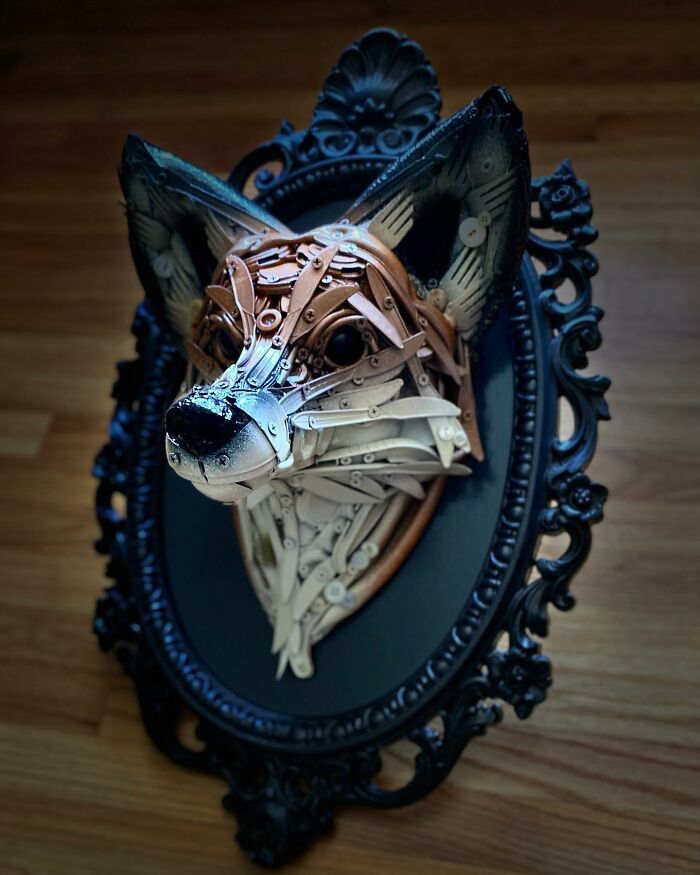 Sugarfox: a artista que transforma sucata em esculturas de tirar o fôlego (30 fotos) 14
