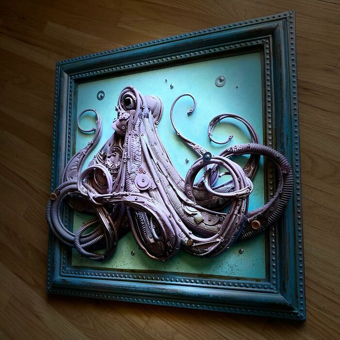 Sugarfox: a artista que transforma sucata em esculturas de tirar o fôlego (30 fotos) 16