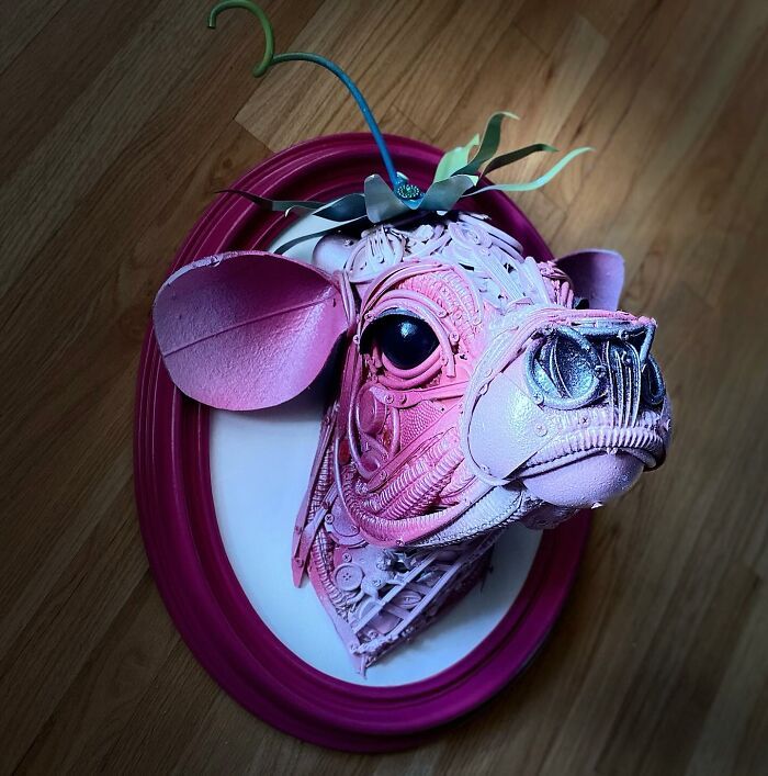 Sugarfox: a artista que transforma sucata em esculturas de tirar o fôlego (30 fotos) 17