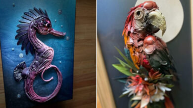 Sugarfox: a artista que transforma sucata em esculturas de tirar o fôlego (30 fotos) 24
