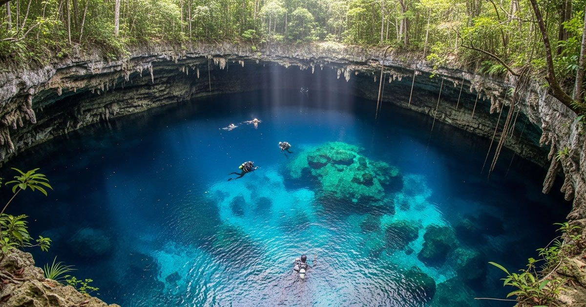 Lagoa misteriosa (MS): O abismo azul