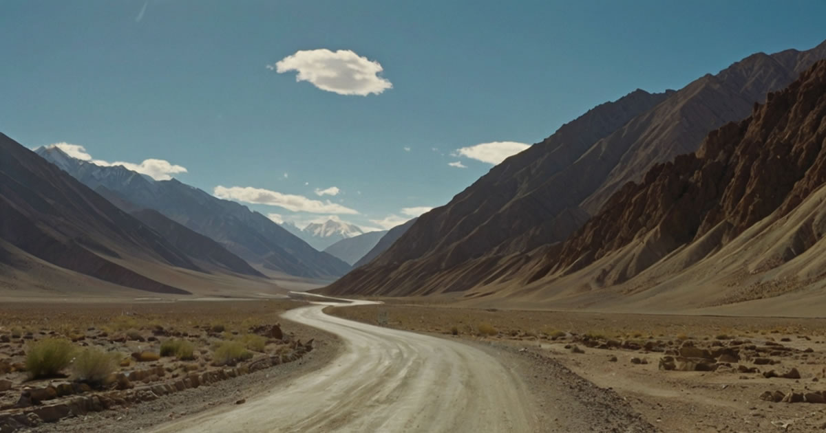 A colina antigravitacional de Ladakh — Índia