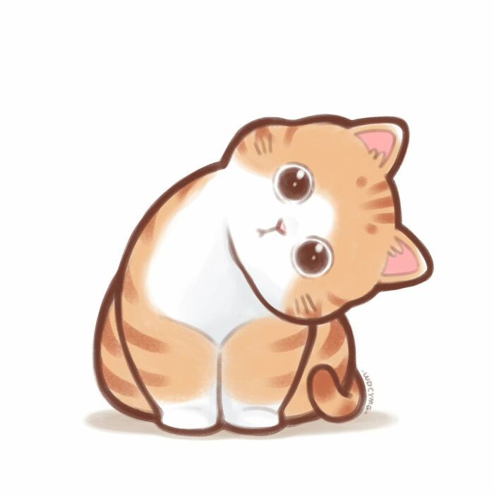 As ilustrações mais fofas da internet: artista chinesa transforma seu gato em pura terapia visual (30 fotos) 6