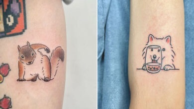 Buoy: o tatuador de Seul que transforma doodles em arte cheia de charme (32 fotos) 38